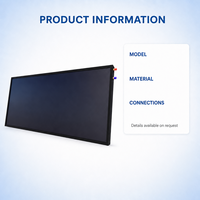 Collecteur à plaques plates à revêtement sélectif SOLETKS pour systèmes solaires d'eau chaude à faible perte – Solutions de fabrication sur mesure