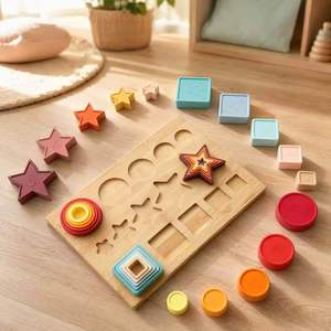 Juguete de Madera Desarmable, Silla con Tornillos y Tuercas, Rompecabezas de Ensamblaje para Niños - Product Image 3