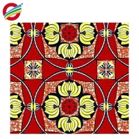 Kustom Dicetak Katun Beludru Afrika Lilin Cetakan Kain Katun Imitasi Kain Lilin Nyata