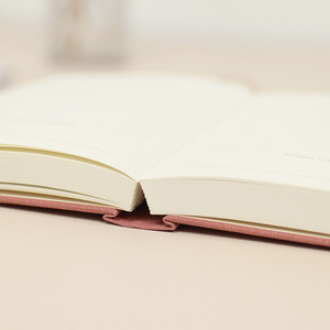 LABON-marcador <span class=keywords><strong>de</strong></span> cinta plana para diario, cuaderno <span class=keywords><strong>de</strong></span> tapa dura sin fecha, 365 días, A6 - Product Image 6