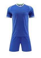 Diskon Grosir Jersey Klub Sepak Bola Musim Panas Lengan Pendek 100% Poliester Cepat Kering Nama Tim Dapat Disesuaikan Pengiriman Global