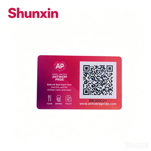 Carte prépayée RFID NFC pour événements, 13,56 MHz, impression personnalisée, code QR, carte cadeau intelligente pour festival - Product Image 1
