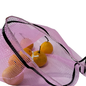 Durable 25kg 50kg Leno Fruit <b>Vegetable</b> Plastic Packaging Drawstring PP Circular Onion Potato PP Mesh Net <b>Bag</b> - Product Image 5