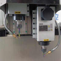 Máquina de Perforación y Fresado CNC de Doble Cabezal para Perfiles de Aluminio, Adecuada para el Procesamiento de Perfiles Minimalistas