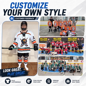 Jersey de Hockey sobre Hielo Personalizado, Uniforme de Hockey Canadiense con Logotipo, Nombre del Jugador, Número, Tela de Malla Transpirable - Product Image 3