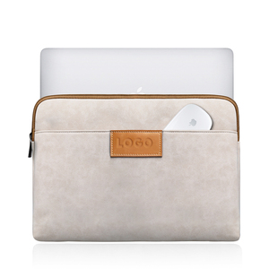 Housse de protection étanche anti-rayures pour tablette, sac rembourré pour ordinateur portable 13'', housse fine en cuir PU premium pour homme - Product Image 1