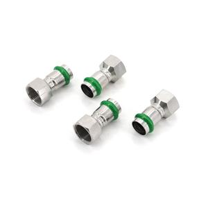 DVGW 304/316L адаптер из нержавеющей стали фитинги для труб с внутренней резьбовой муфтой двойной Компрессионный фитинг - Product Image 1