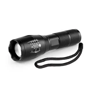 Nhôm Đèn Pin Tay LED Torch Ánh Sáng Đèn Flash Ngoài Trời Lumen Cao XML T6 Không Thấm Nước LED Zoomable Đèn Pin