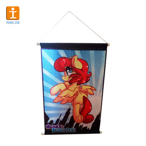 Personalizado promocional publicidad imagen pared elemento cuadrático rollos cartel publicidad colgante desplazamiento pancartas con postes - Product Image 4