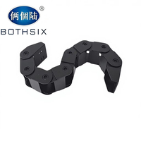 Cadena de Arrastre de Nylon Tipo S BOTHSIX, Económica y Estable, para Tornos CNC y Máquinas Herramienta