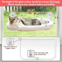 Meilleures ventes : Hamac de fenêtre pour chat sans fil d'intérieur, avec cadre en métal robuste, housse douce et 4 ventouses puissantes