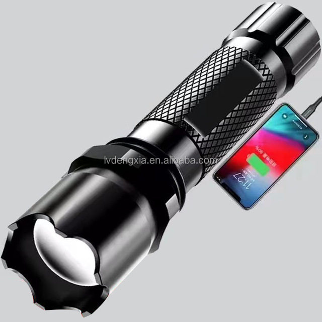 Rechargeable Mini Self Defense Outdoor Super Bright Flashlight Strong Light Special Forces Flashlights