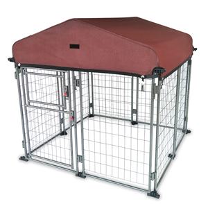 Vente en gros, haute qualité, populaire, toutes les tailles, extérieur, grands chenils pour chiens de compagnie, cages en métal - Product Image 1