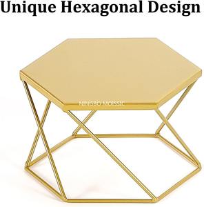 ชุดไรเซอร์สำหรับจัดแสดงบุฟเฟ่ต์ทรงหกเหลี่ยมทำจากทองเหลืองชุดจัดแสดงอาหาร - Product Image 6