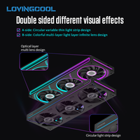 LOVINGCOOL 2027 FL-360 Refroidisseur Liquide Intégré 360mm Plug-in Bidirectionnel Sans Fil ARGB Ventilateur 120mm Radiateur PC Échantillon Personnalisé