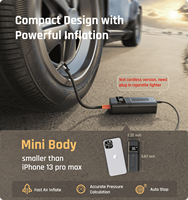 Portable Car Tire Inflator air Compressor air Pump Electric Inflatable Pump