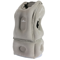 Oreiller d'avion portable ergonomique Travelsky Oreiller de voyage gonflable polyvalent