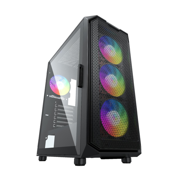 Factory Hot Selling Popular Design Atx Computer Case Atx Tempered Glass Pc Gaming Hd Usb3.0 Computer Cases & Towers