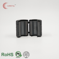 Filtro EMI de núcleo de ferrita con clip de 140A y 14.7mm al por mayor - Supresor de ruido de apertura rápida para cables de carga y datos