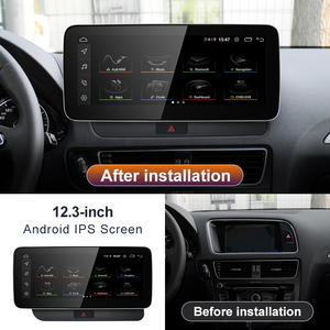 STWEI Snapdragon665 12,3 pouces CarPlay sans fil Auto Andorid14 Autoradio multimédia pour AUDI 08-16 Q5 Unité principale Radio Lecteurs - Product Image 3