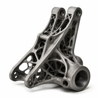 Joint structurel optimisé en termes de topologie, imprimé en 3D en métal SLM de qualité aérospatiale pour des structures légères