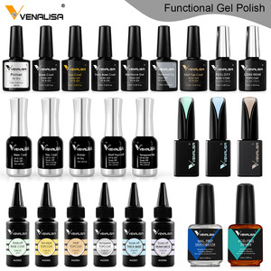Venalisa Onglerie <span class=keywords><strong>Manucure</strong></span> Base de Préparation Renforçante GEL Base Coat Top Coat Diamant Sans Résidu Mtt Top Coat Vernis à Ongles Gel UV - Product Image 5