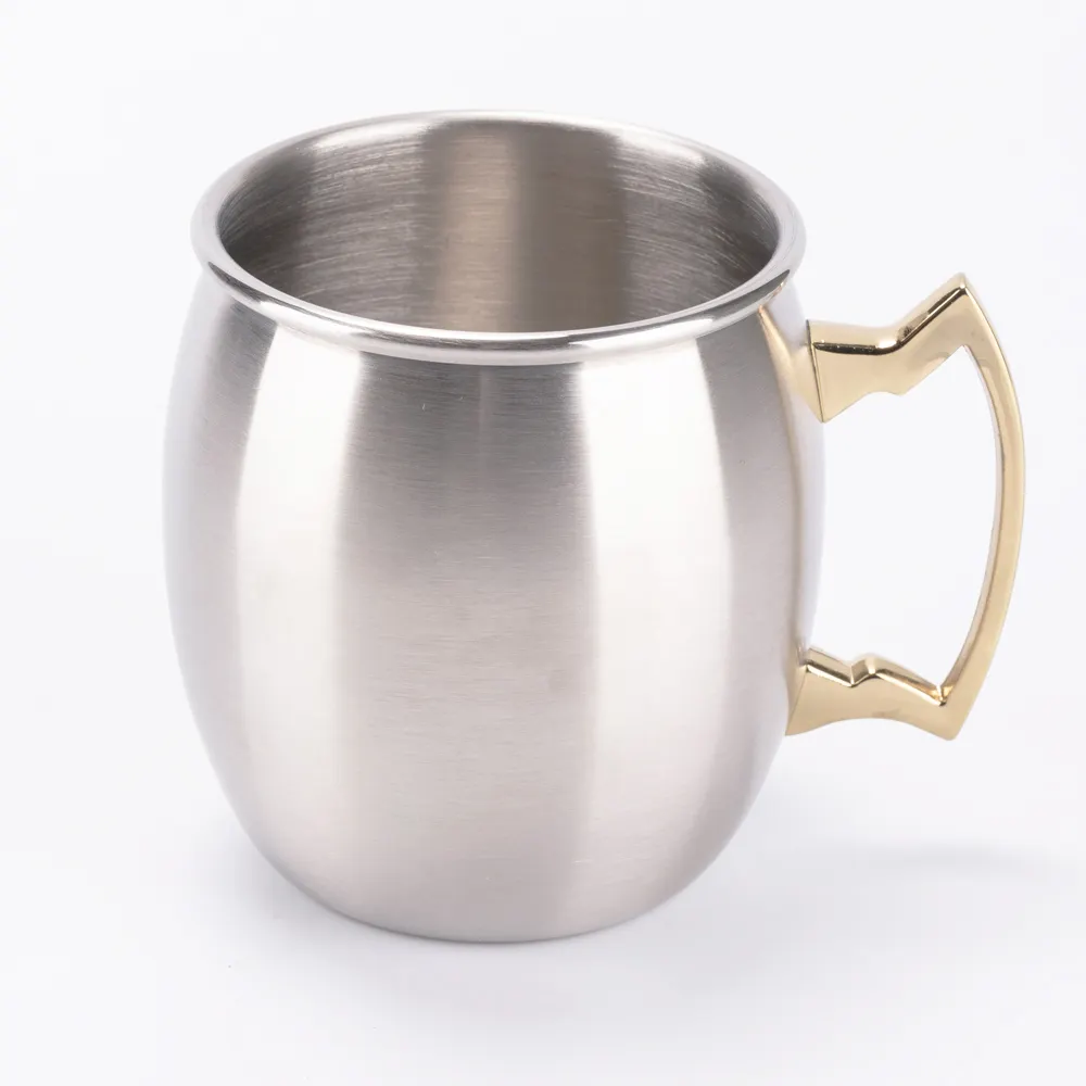 Brand New Stainless Steel Moscow Mule Mug Bar KTV Cocktail Copper Plated Cup