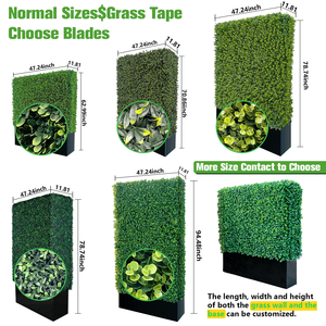 <span class=keywords><strong>Haie</strong></span> <span class=keywords><strong>de</strong></span> buis artificielle <span class=keywords><strong>de</strong></span> panneau <span class=keywords><strong>de</strong></span> mur d'herbe verte <span class=keywords><strong>de</strong></span> CQ1-1 UV-preuve avec le planteur noir pour le décor vertical d'arrière-cour <span class=keywords><strong>de</strong></span> <span class=keywords><strong>jardin</strong></span> d'intimité - Product Image 4