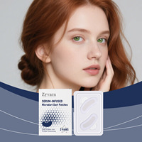 Patchs pour les yeux avec logo, ingrédients doux, hydratants, soin nourrissant en profondeur pour la peau du contour des yeux, masque pour les yeux, patchs pour les yeux à micro-aiguilles