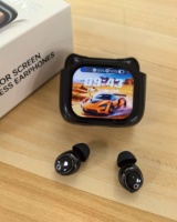 Écouteurs intra-auriculaires personnalisés JM28 pour le sommeil, écouteurs sans fil à écran tactile V6.0 avec mode d'ajustement de l'égaliseur et audio haute fidélité