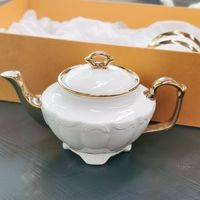 7 Set Théière Vente Chaude Moyen-Orient Royal Porcelaine New Bone China Or Peint Théière