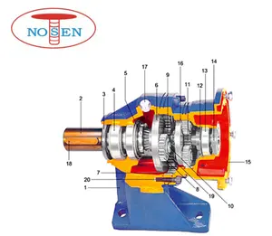 Electric 220V 3 Phase Pulley Motion Gear Motor