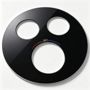 Factory Custom Black Glass Faceplate Cover Touch Keypad Display <b>Window</b> M Power Left Right Leaf Pvc Pet Adhesive - Product Image 4