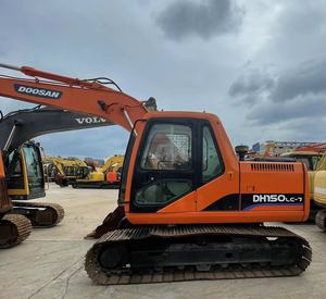 รถขุด Doosan DH150LC-7 ขนาด 15 ตัน มือสอง เครื่องขุดไฮดรอลิกสำหรับงานก่อสร้าง - Product Image 1