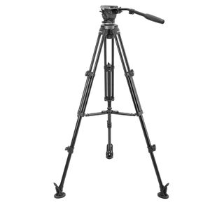 <span class=keywords><strong>E</strong></span>-<span class=keywords><strong>IMAGE</strong></span> EK630 professionnel 66 pouces 75mm 170cm bol taille caméra vidéo fluide tête LED anneau lumière trépied - Product Image 1