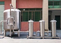 Machine d'épuration d'eau 30 t/h, systèmes de dessalement industriel par osmose inverse, filtre UV, équipement de traitement d'eau potable, installation de purification