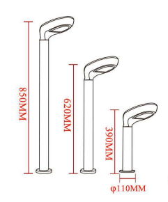 Luces solares de jardín de aluminio al aire libre impermeable IP65 MPPT controlador inteligente para Vall césped sendero luces solares de jardín - Product Image 6