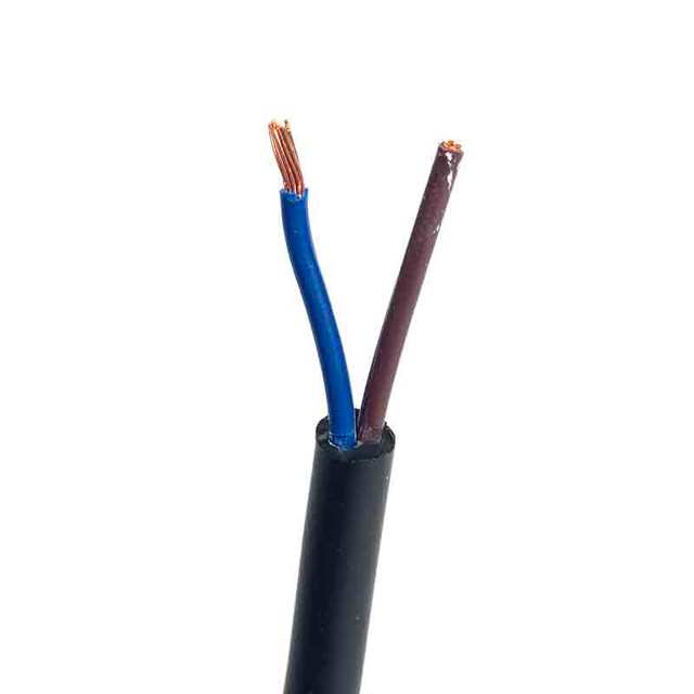 Power Cable H05VVH2-F 2 3 Core PVC Sheathed Copper Flat Flexible Electrical Cable