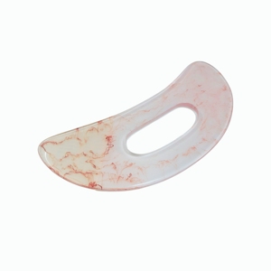 Versatile Large Crescent Gua Sha Board Wide-Edge Body <b>Massage</b> Scraper with Comfortable Grip for Spa & Home Use - Product Image 3