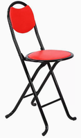 Chaises de prière musulmanes pliantes modernes en métal, vente en gros, pas cher, avec siège rembourré