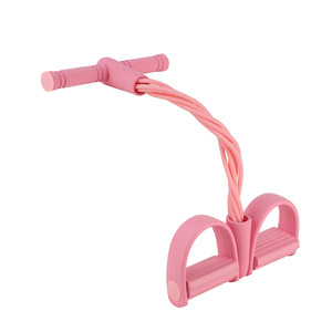Appareil de fitness 6 tubes pour presse à jambes <span class=keywords><strong>et</strong></span> entraînement abdominal, avec pédale antidérapante, bande de résistance à tirer <span class=keywords><strong>et</strong></span> aide à l'entraînement aux sit-ups - Product Image 6