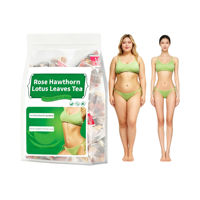 Thé Détoxifiant aux Herbes Faible en Gras pour Adultes, Sachets de Thé Minceur Teatox pour la Perte de Poids, 100g, Emballé Individuellement, Herbes Naturelles Sans Additifs