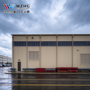 Almacén de Estructura de Acero Construido para Almacenamiento de Materiales de Fabricación con Membresías Galvanizadas en Caliente y Planos de Montaje - Product Image 1