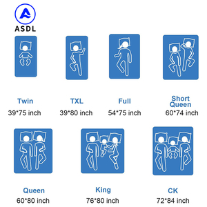 Khách Sạn Nệm Tùy Chỉnh Kích Thước Áp Lực Cứu Trợ Bộ Nhớ Topper Vua Và Nữ Hoàng Và Đôi Kích Thước Bọt Cao Su Nệm - Product Image 5