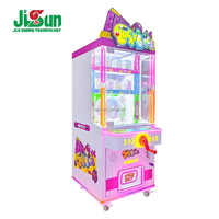 Machine d'arcade de jeu de billes porte-bonheur de luxe avec lumières LED colorées, fonctionnant à pièces, pour aire de jeux