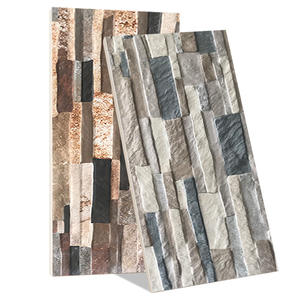 Piastrella in Pietra Ceramica per Rivestimento Esterno 300x600, Texture Tridimensionale Naturale, Design Pastorale per Villa, Balcone, Cortile - Product Image 1