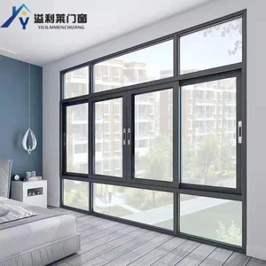 Gran oferta 2025, diseño moderno, <span class=keywords><strong>ventanas</strong></span> corredizas de doble acristalamiento, ventana corredera de aluminio de vidrio Low-E con mosquitera - Product Image 3