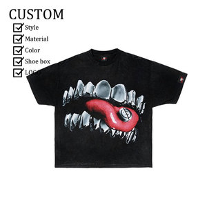 Camisetas personalizadas Logo Streetwear Oversized Heavy Cotton Men's Graphic High Quality Unisex - Product Image 1