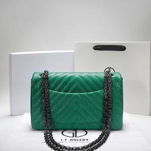 Borsa Tote <span class=keywords><strong>di</strong></span> Lusso in Pelle <span class=keywords><strong>di</strong></span> Marca Designer, Importatore <span class=keywords><strong>di</strong></span> Articoli in Pelle, Borsa Ispirata al Lusso, Borsa a Tracolla in Pelle Caviar per Signore - Product Image 4