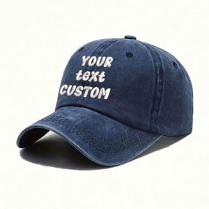 Custom Vintage Red Embroidered Baseball Cap Adjustable Cotton <b>Hat</b> with White Logo Sporty Dobby Terry Fabric <b>for</b> Streetwear Gifts - Product Image 6